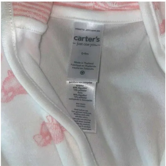 NWT Carter’s 0-9 months Just One You Baby Girls’ Bath Robe - Picture 8 of 9